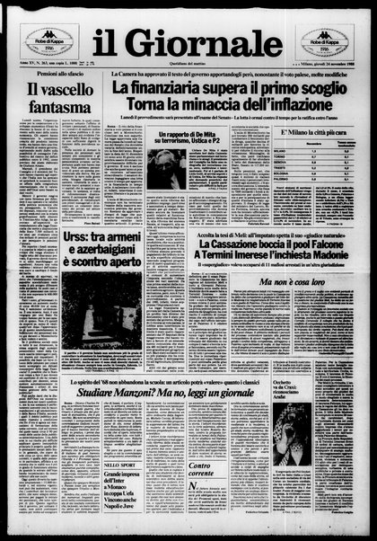 Il giornale : quotidiano del mattino